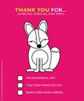Thank You For | Greeting Card - The Local Space