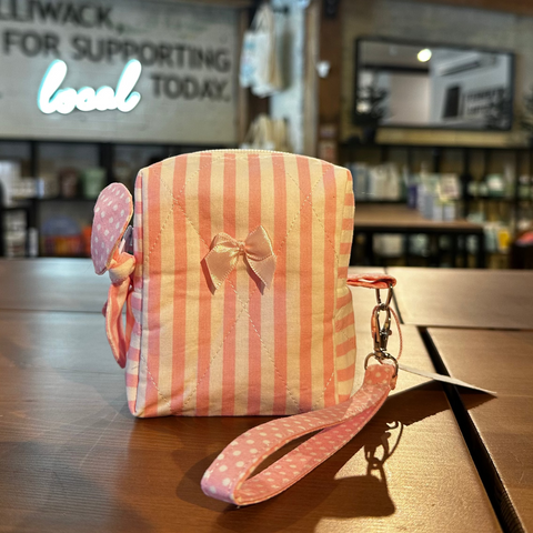 Pinwheel Pink Make-up Bag