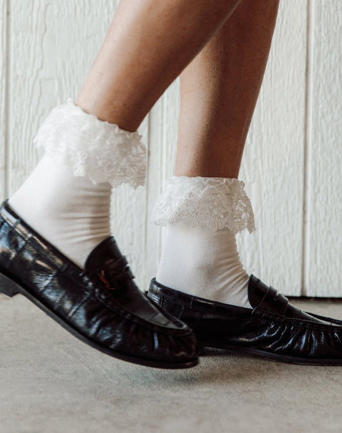 Lace Trim Socks