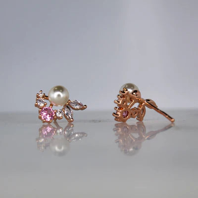 Bunny Blush Studs  - Gold Plated
