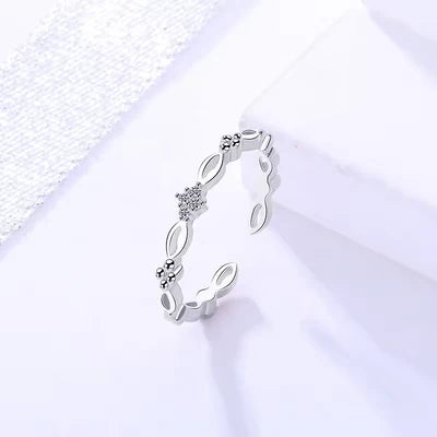 Starlace Adjustable Ring - 925 Silver or Gold Plated