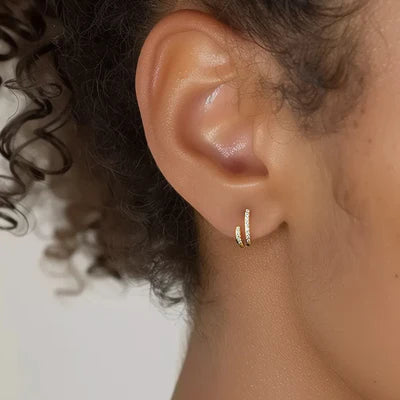 Swirly Whirly Studs  - 925 Silver