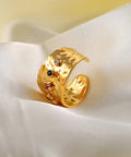 The Jazzy Owl The Aura Adjustable Ring - 18K Gold Plated - The Local Space