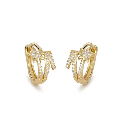 Wish Upon a Hoop Earrings  - 925 Silver