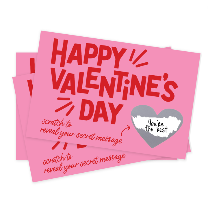 Valentine Scratch-Off Cards, 24 pk (SALE) - The Local Space