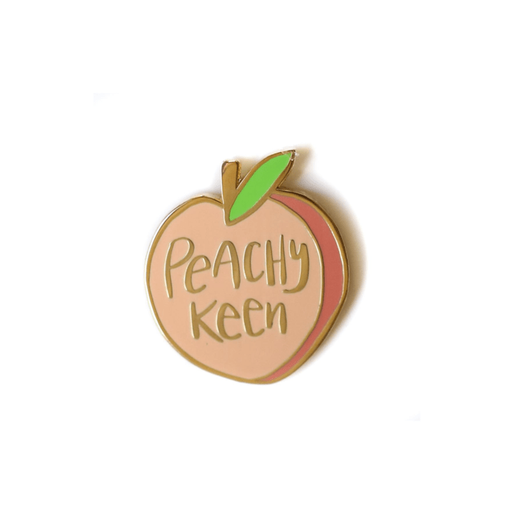 Peachy Keen | Enamel Pin - The Local Space