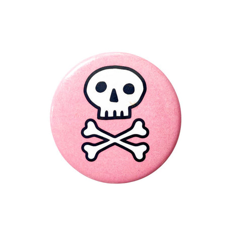 Skull Button Pin - The Local Space