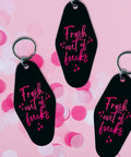 Fresh Out of Fucks | Motel Keychain - The Local Space