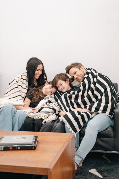 THE WINSLOW | Linen Blend Fleece Throw - The Local Space