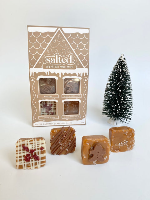 Winter Whimsy | 4 Piece Assorted Caramels