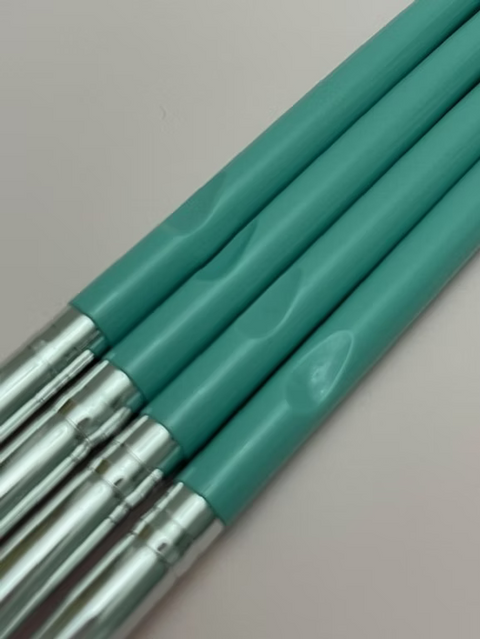 Tiffany Blue Make-Up Brush Set - 8 Piece Set