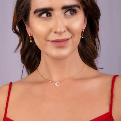 Midnight Magic Hoop Earrings