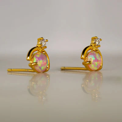 Opal Pop Stud Earrings