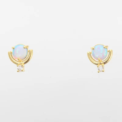 Opal Pop Stud Earrings