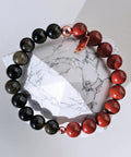 Tidal Moon Red Jasper + Golden Obsidian Bracelet - The Local Space
