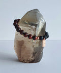 Tidal Moon Red Tiger Eye + Onyx Bracelet - The Local Space