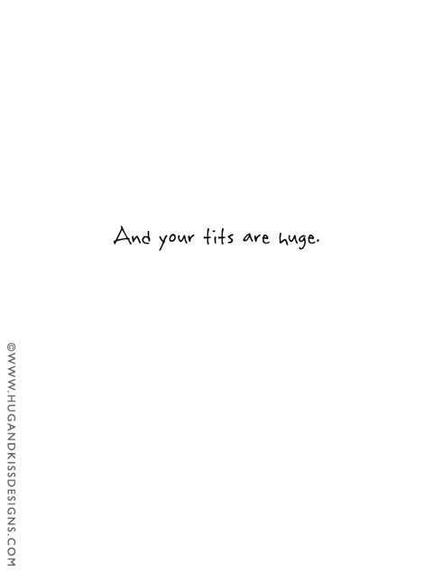 Big Ol Titties | Greeting Card - The Local Space