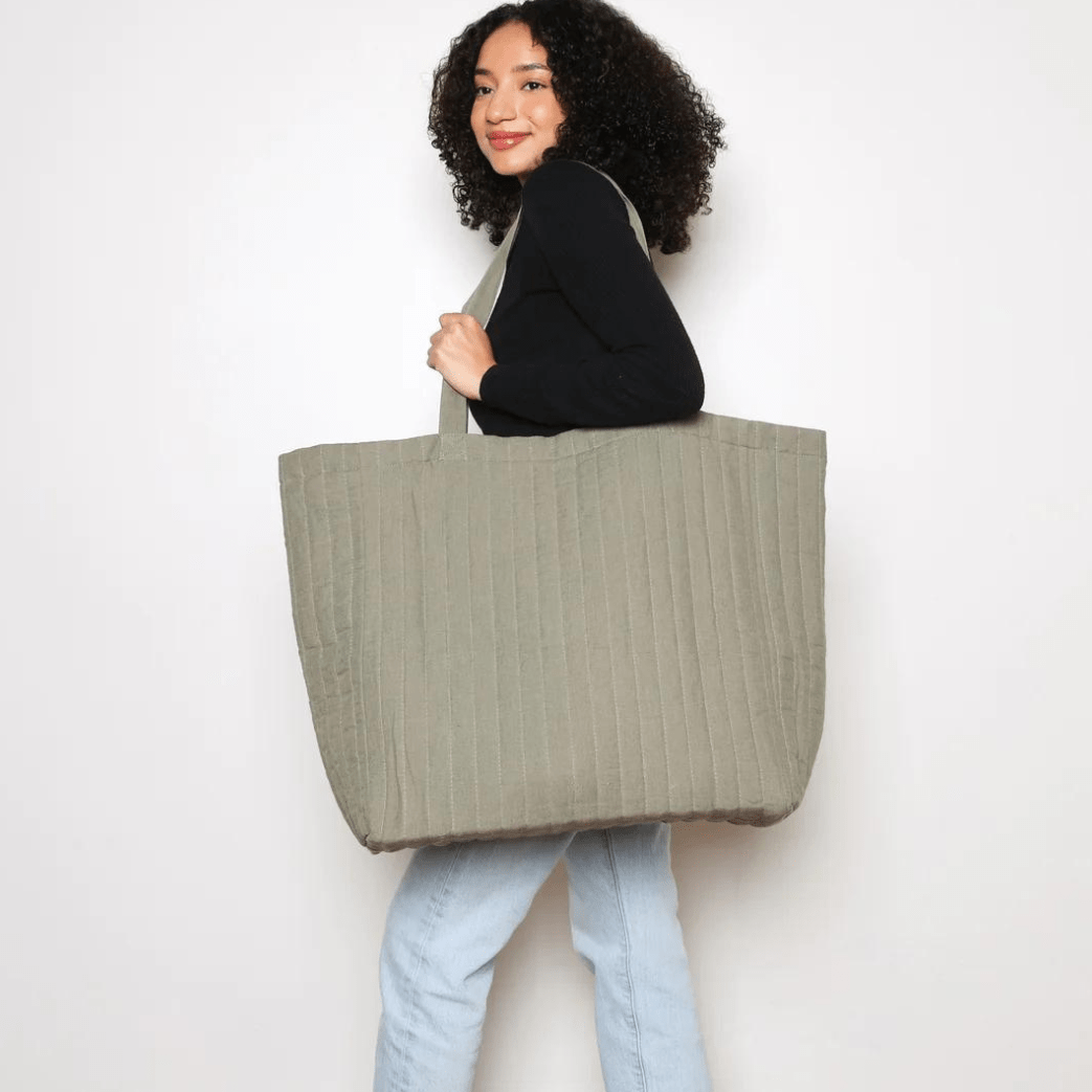 The Esme Quilted Tote Bag - The Local Space
