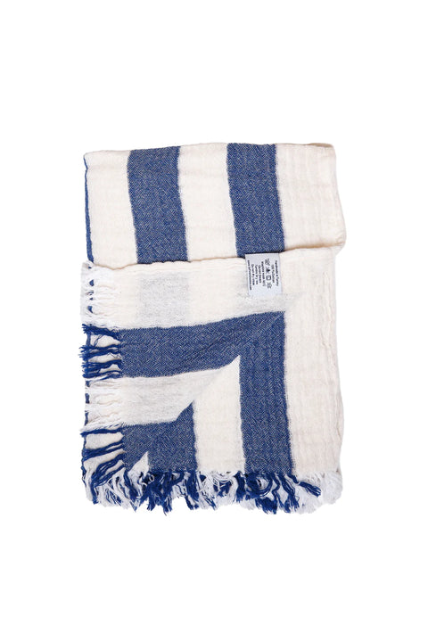 THE BANKS - Stripe Gauze Muslin Turkish Towel