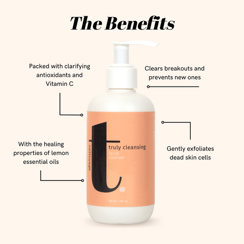 Truly Cleansing Facial Cleanser – Hydrating Cream Cleanser with Squalane - The Local Space