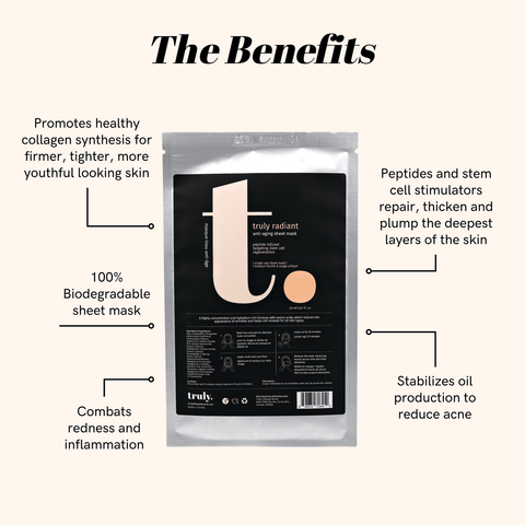 Truly Radiant | Anti-Aging Sheet Mask - The Local Space