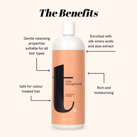 Truly Strengthening Shampoo – Sulfate - Free Hydrating Hair Wash - The Local Space