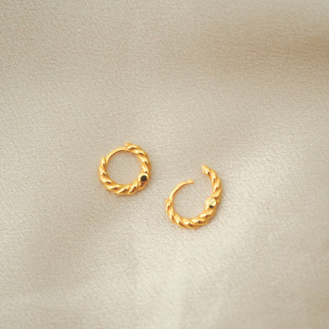 Twist Hoop Earrings - The Local Space