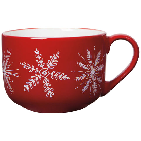 Snowflakes Latte Mug - The Local Space