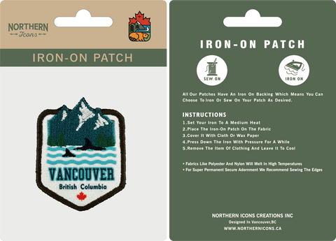 Vancouver Mountains | Embroidery Patch - The Local Space