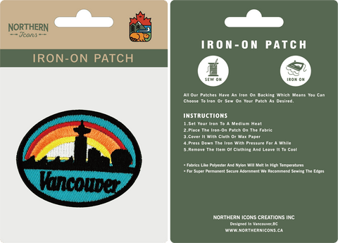 Vancouver Skyline | Embroidery Patch - The Local Space