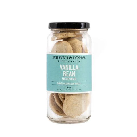 Vanilla Bean Shortbread – All Natural Butter Cookies (160g Jar) - The Local Space