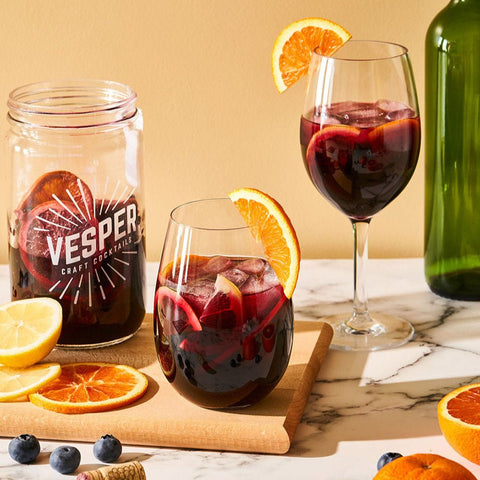 Vesper Craft Cocktails Red Velvet Sangria infusion jar cocktail kit - The Local Space