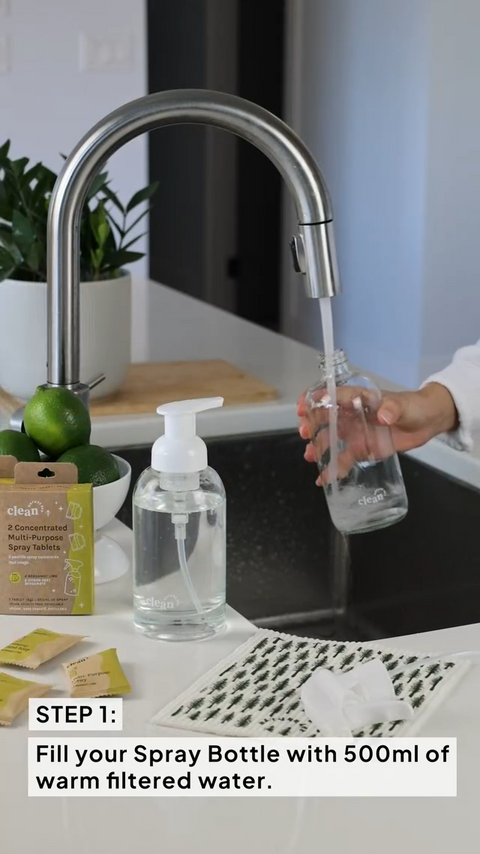 Eucalyptus Mint Concentrated Bathroom Cleaner Refill Tablet