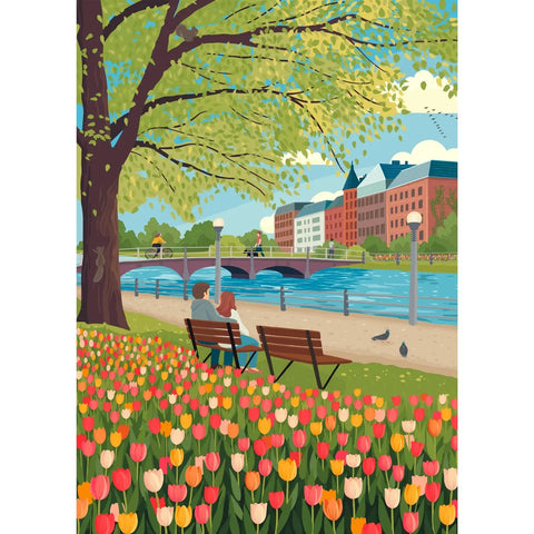 Tulip Season - 500 Piece Puzzle
