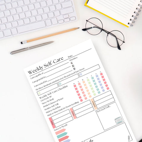 Weekly Self - Care Planner - The Local Space
