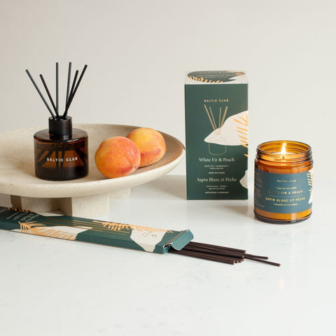 White Fir & Peach | Incense Sticks - The Local Space