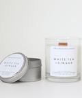 White Tea Ginger | Wood Wick Soy Candle - The Local Space