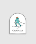 Wildly Supply Co. Canada Skier Enamel Pin - The Local Space