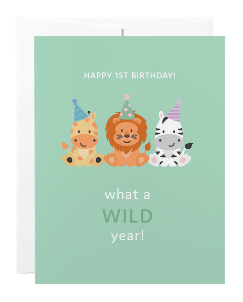 Wild Year | Birthday Card