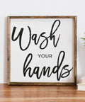 Wash Your Hands | Wood Sign (SALE) - The Local Space