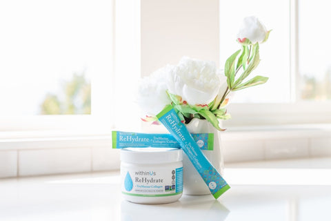 withinUs ReHydrate + TruMarine® Collagen – Premium Electrolyte Powder - The Local Space