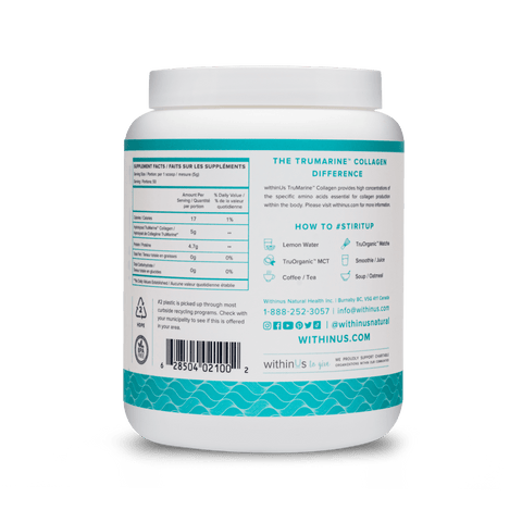 withinUs TruMarine® Collagen – Ultra - Pure Marine Collagen Peptides - The Local Space