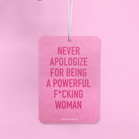 Powerful Fucking Woman | Car Air Freshener