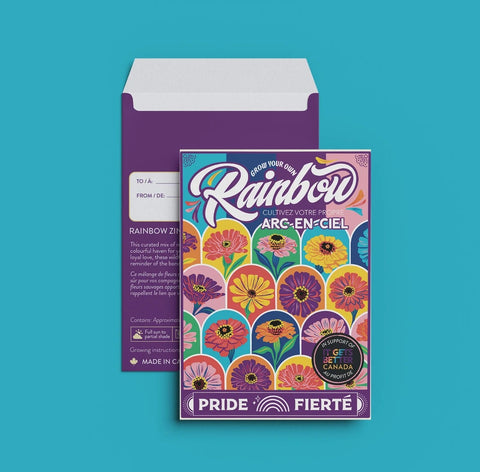 Zinnias (Pride) | Seed Packet - The Local Space