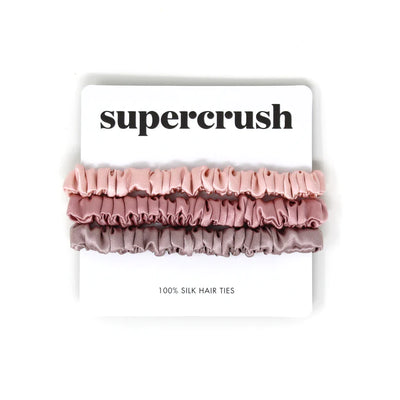 Supercrush Silk Hair Ties in Bloom, The Local Space, Local Canadian Brands